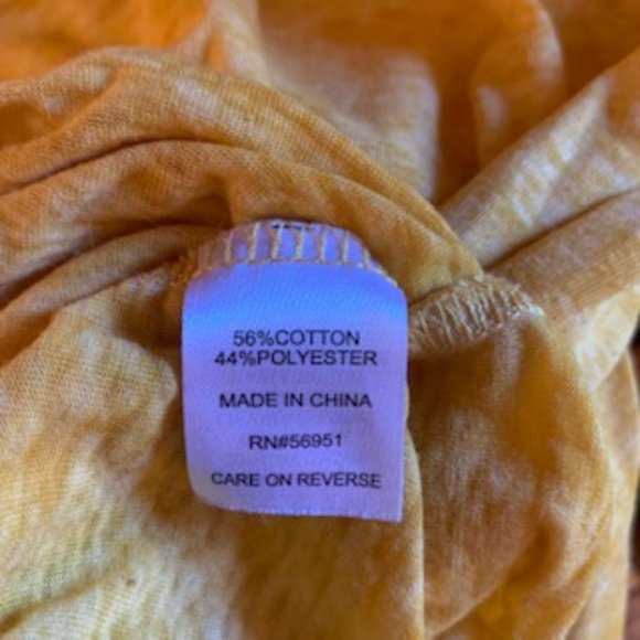 Blue and Gold Urbanology Burnout Baseball T-Shirt - Picture 7 of 10